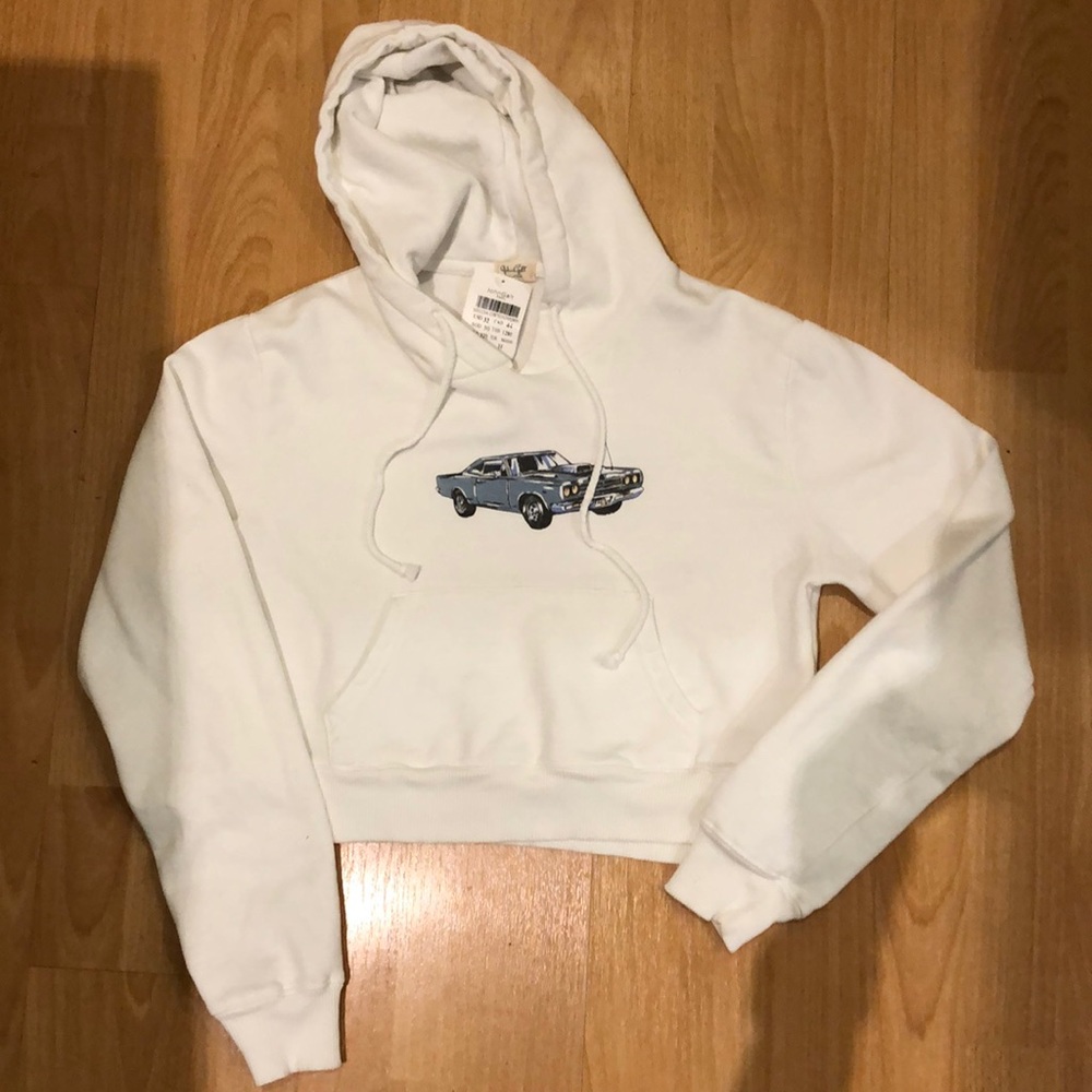 Brandy Melville crop hoodie